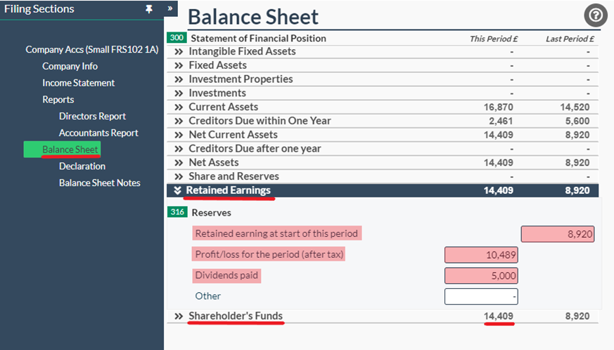 Easy Digital Tax and accounting information - dividend pay out