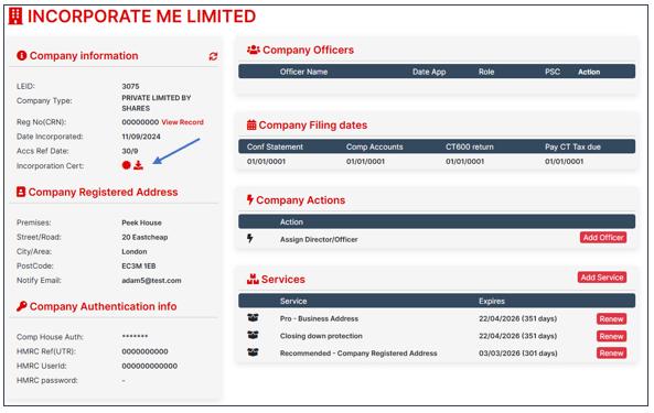 Easy Digital Tax and accounting information - incorporate a company