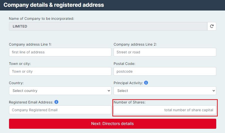 Easy Digital Tax and accounting information -  How to issue shares